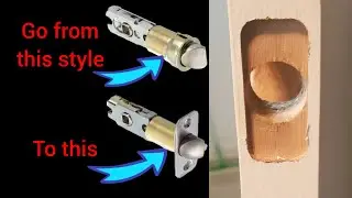 Как врезать дверную защелку с лицевой планкой с помощью Milescraft Hinge Mate 350