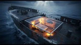 Couple Turns an Abandoned Shipwreck Into a Hidden Luxury Ocean Home | Water ASMR Build