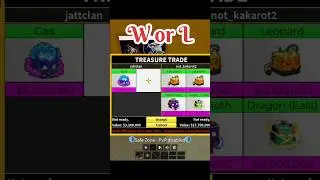 Trading Gas Fruit in Blox Fruits Roblox #roblox #bloxfruits #gaming #trendingshorts #reels #shorts