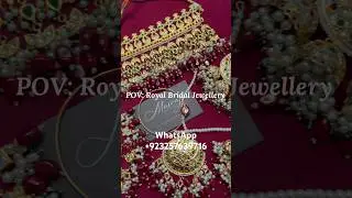 Bridal Jewelry by Mairaj Accessories- Kundan Bridal Jewellery- Pakistani Jewelry- Pakistani Fashion