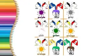 How to mix primary colors Color Mixing for Kids | Learn Colors with Primary Colors | Preschool