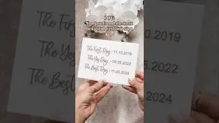 Engraved & painted acrylic wedding sign #wedding #painting #engrave #wedding