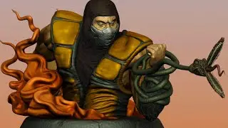 Nomad Sculpt: Mortal Kombat Scorpion