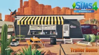 THE SIMS 4 | Дом на колёсах | Трейлер | Строительство в Стрейнджервиле | No CC
