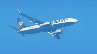 vRYR | FR8166 | Tenerife South ILSZ 25 Afternoon Landing | VATSIM