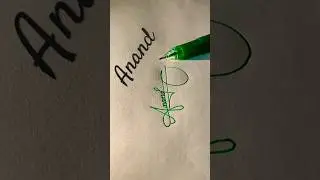Anand Name Sign.........✍️
