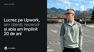 Recenzie WEBCASE. UI/UX designer. Chirica Dionis