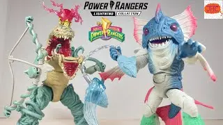 POWER RANGERS Snizzard and Pirantishead Lightning Collection Action Figure Review Monster Snake Fish