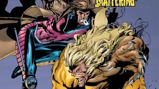 Gambit Saves Sabretooth Life| X-Men The Shattering Part 2| Gambit #8-9