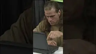 Shawn Michaels using laptop for first time very funny 🤣😝 hard time in finding keys #wwe #hbk #funny