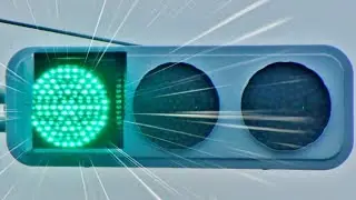 見えない信号？！新型信号機【視覚制限灯器】