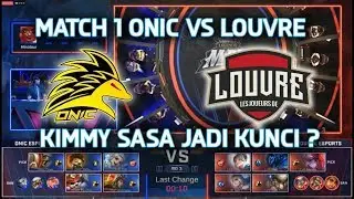 MATCH 1 ONIC vs LOUVRE MPL S3 MOBILE LEGENDS
