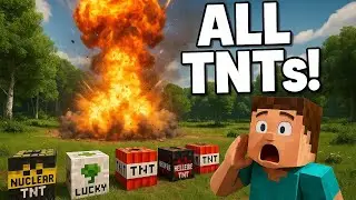 Complete TNT Showcase &ndash; Testing All Minecraft TNTs!