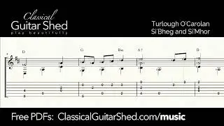 O'Carolan: Si'Bheg and Si'Mhor - Free Classical Guitar Sheet Music