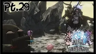 World of Final Fantasy Playthrough Part 29 - Boss Bahamut, Odin, Leviathan, Diablos