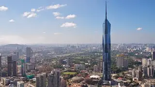 Panorama cityscape aerial view of Kuala Lumpur, Malaysia