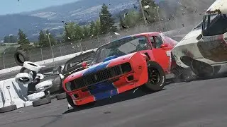 Wreckfest In 2021 . Beautiful Race . American Muscle Cars . Crash cars And Replay