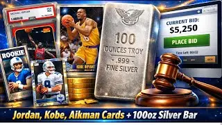 Michael Jordan & Kobe Bryant Cards Up for Auction &mdash; Plus a 100-Ounce Silver Bar