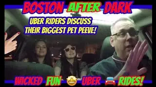 Невероятно весёлые поездки на Uber, Uber после наступления темноты, Бостон после наступления темн...