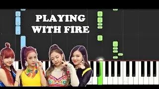 Blackpink - Playing With Fire (EASY Piano Tutorial)