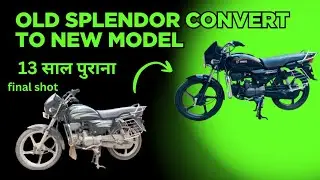 Splendor Plus full painting new model | old Splendor full painting | Splendor  painting price