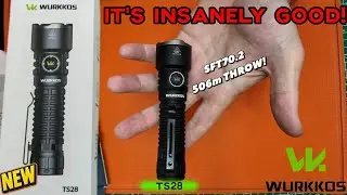 NEW Wurkkos TS28 SFT70.2 LED &ndash; 506m Throw Tabletop Review! 