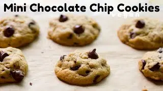 Mini Chocolate Chip Cookies (Vegan)