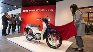 Наконец-то выпущен новый Honda Super Cub 160 HRC 2026 года!!!