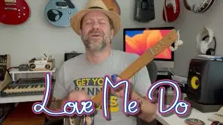 Love Me Do (The Beatles covered on a cookie tin banjo)