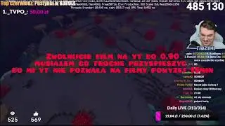 Reakcja @TIDZIMI na pierwsze sondaże 2 tury wybor&oacute;w prezydenckich. Shot z live 01.06.2025
