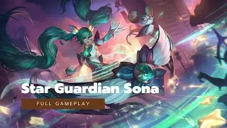 Star Guardian Sona Full Gameplay | Wild Rift 💚