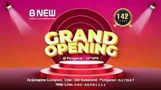 Grand Opening of Our 142 BNew Mobiles and Electronics Store at Punganur