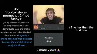 roblox studio memes compilation my first week