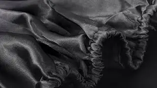 HommxJF Silk Satin Fitted Sheet,Black King Size Fitted Sheets Only Review, Really comfortable and so