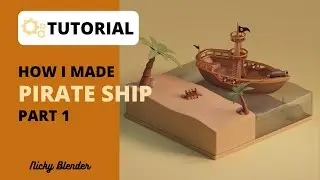 How to make a PIRATE SHIP | Ship structure - Blender 2.92 TUTORIAL