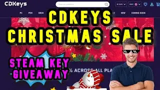 + CDKeys Christmas Sale + Holiday Sale + Best Deals + Top Prices + Steam Key Giveaway +