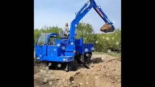 Digging with trucks | EXCAVATOR + LAND TRUCK