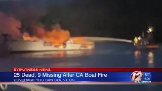 At least 25 confirmed dead in boat fire in California