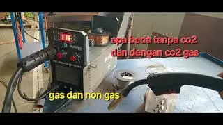 Apa Perbedaan pengelasan mig tanpa gas dengan las mig co2. Yuk simak.?