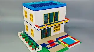 How To Build a LEGO Modern Luxurious House 🏡 MOC | Building Blocks Instructions | Diy#lego #legomoc