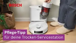 So reinigst du die Spotless Trocken-Servicestation | Bosch Saugroboter