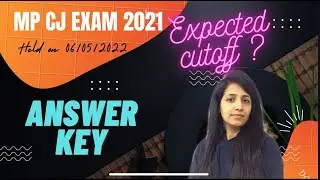 MPCJ 2021 Answer Key LIVE || Held on 6.05.2022
