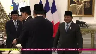 Bilateral Meeting Between French And Indonesian President