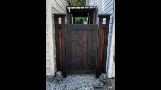 Custom traditional Japanese Gate latches and hardware