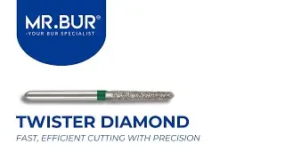 ISO 900 Bulk Reduction Twister Coarse Diamond Bur FG | MR.BUR