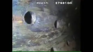 Borehole inspection Camera video recording of TLSA probe 1