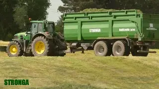 Grass Silage Harvest with Stronga BulkLoada, John Deere & Claas Lexion 770