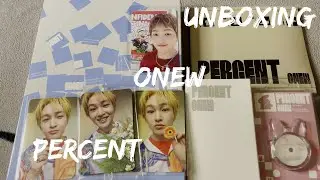 100% ВОСХИЩЕНИЯ! Распаковка ONEW - PERCENT! Photobook Digipack Jewel Rabbit ver. | unboxing kpop