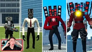 EVOLUCION DE SPEAKER MAN SKIBIDI TOILET EN GARRY’S MOD - THEKALO REACCION