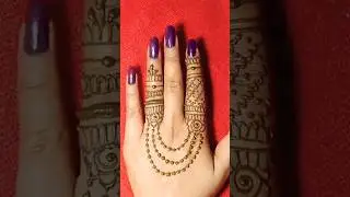 Haath Phool Mehndi Design 🌸Ring Pattern Mehndi 💍#mehndi #henna #youtubeshorts #ytshorts #ternding